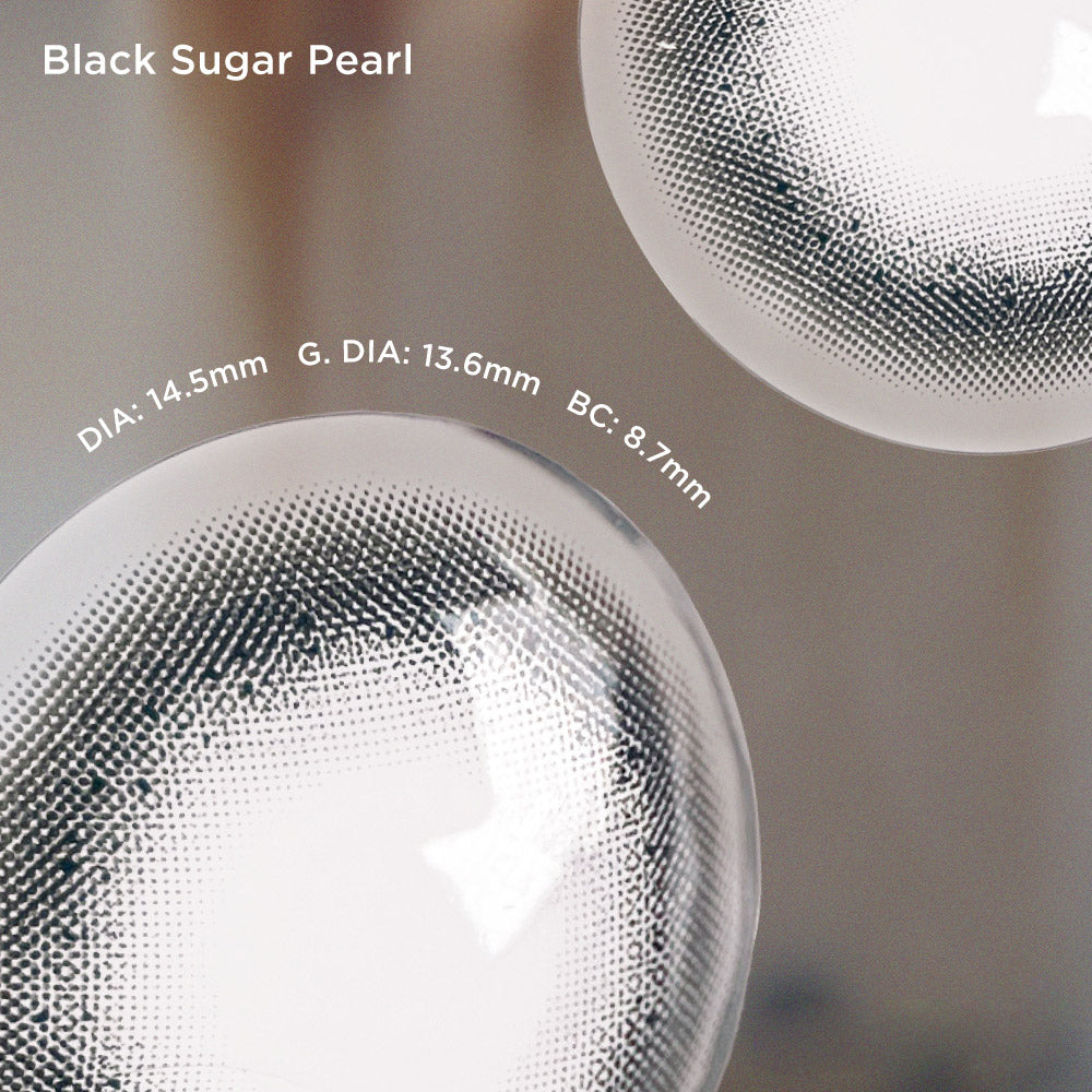 Black Sugar Pearl black color contacts