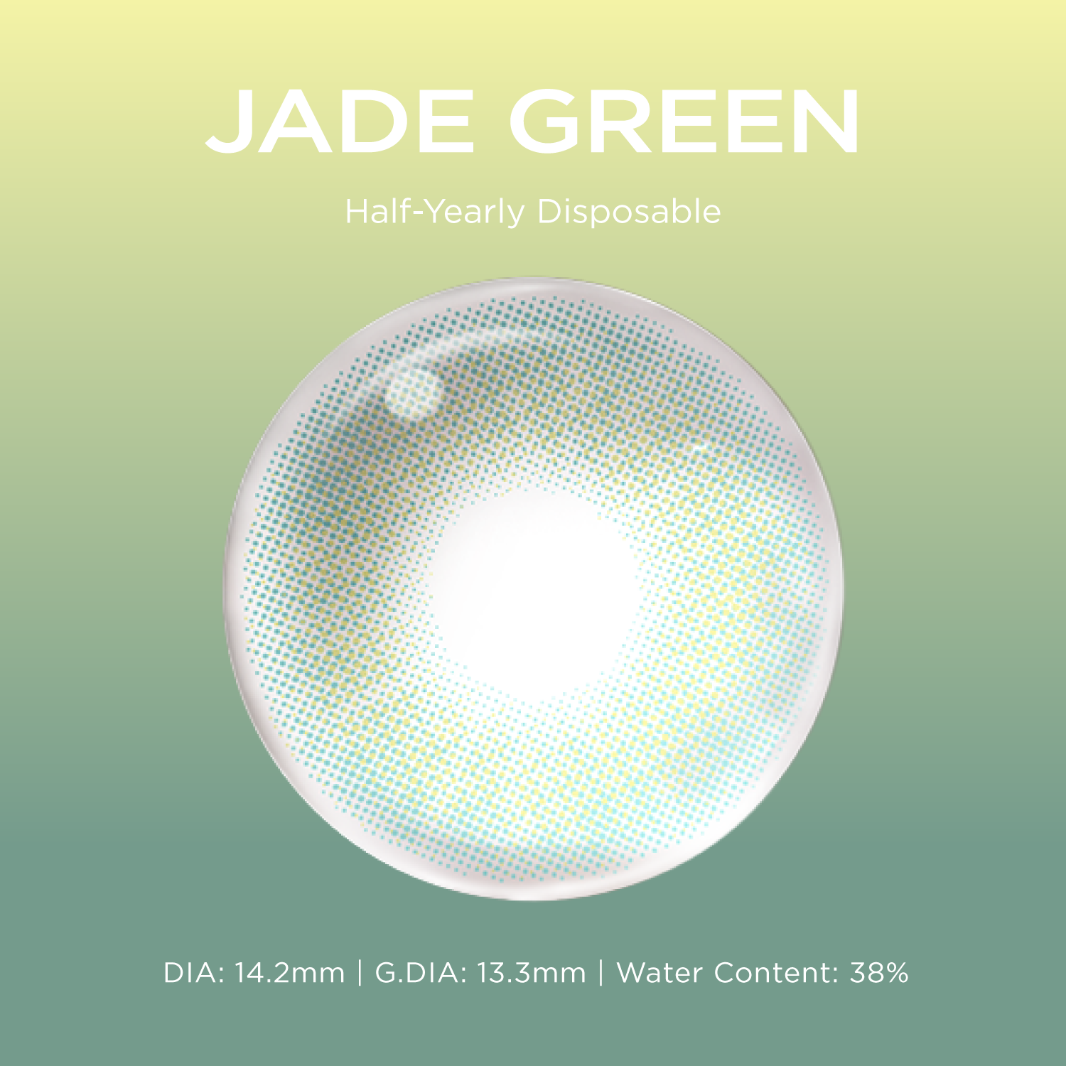 Jade Green green color contacts