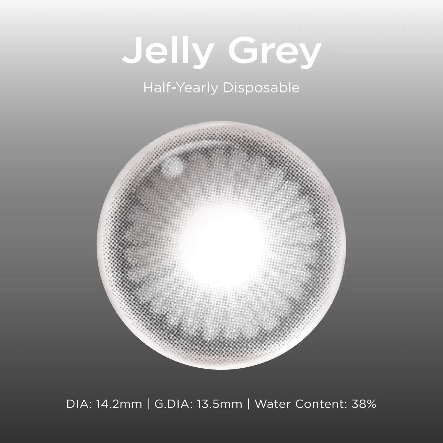Jelly Gray grey color contacts