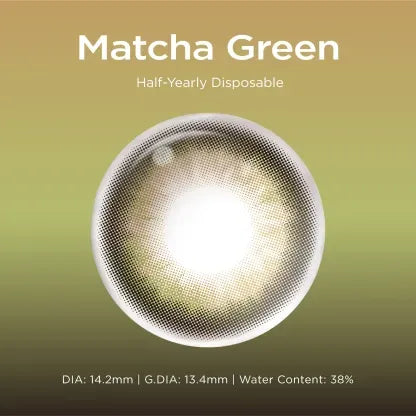 Matcha Green green color contacts