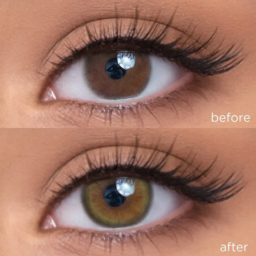 Olive Green green color contacts