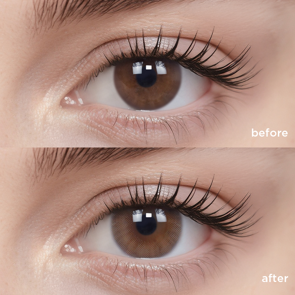 Pinewood Cabin brown color contacts