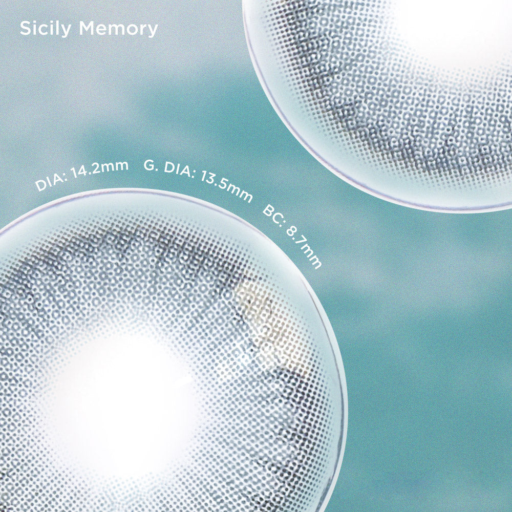 Sicily Memory blue color contacts