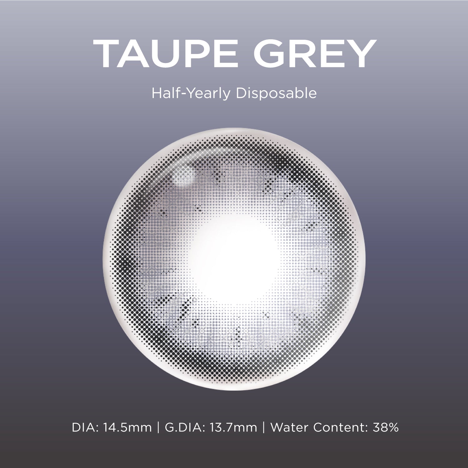 Taupe Gray grey color contacts