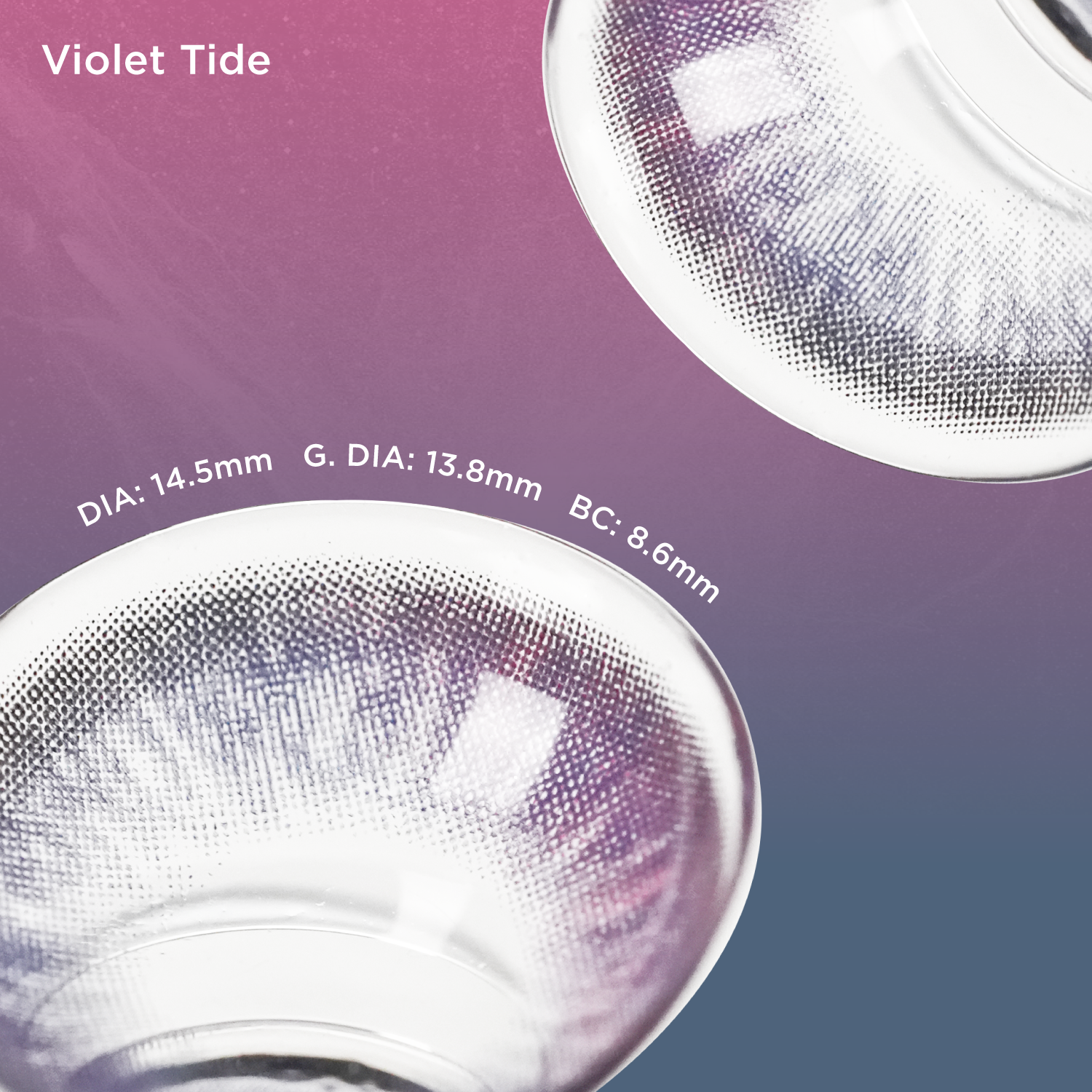 Violet Tide purple color contacts