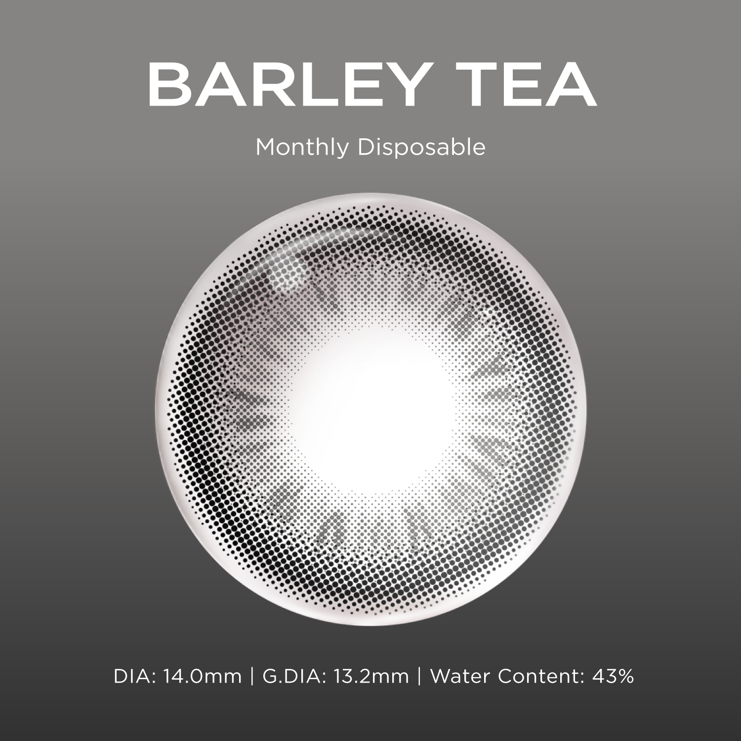 Barley Tea black color contacts