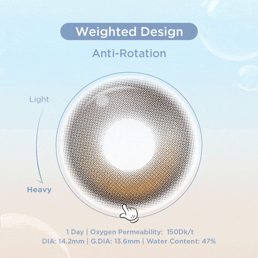 GlowyLock™ The Macassar Axis-Lock color contacts