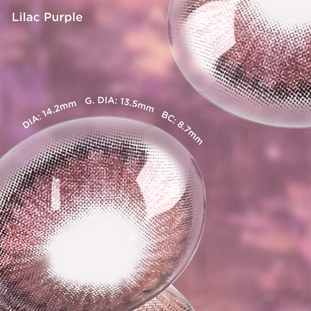 Lilac Purple purple color contacts