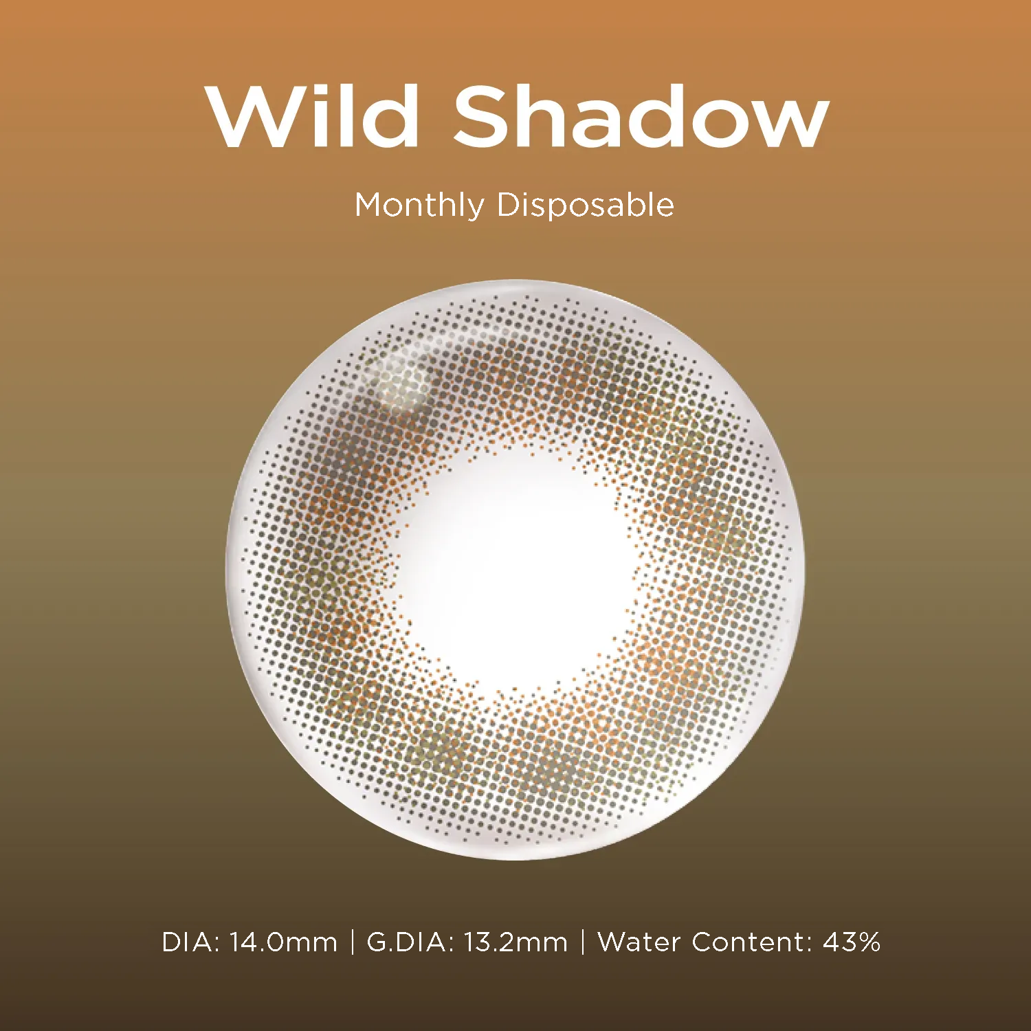 Wild Shadow brown color contacts