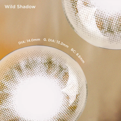 Wild Shadow brown color contacts
