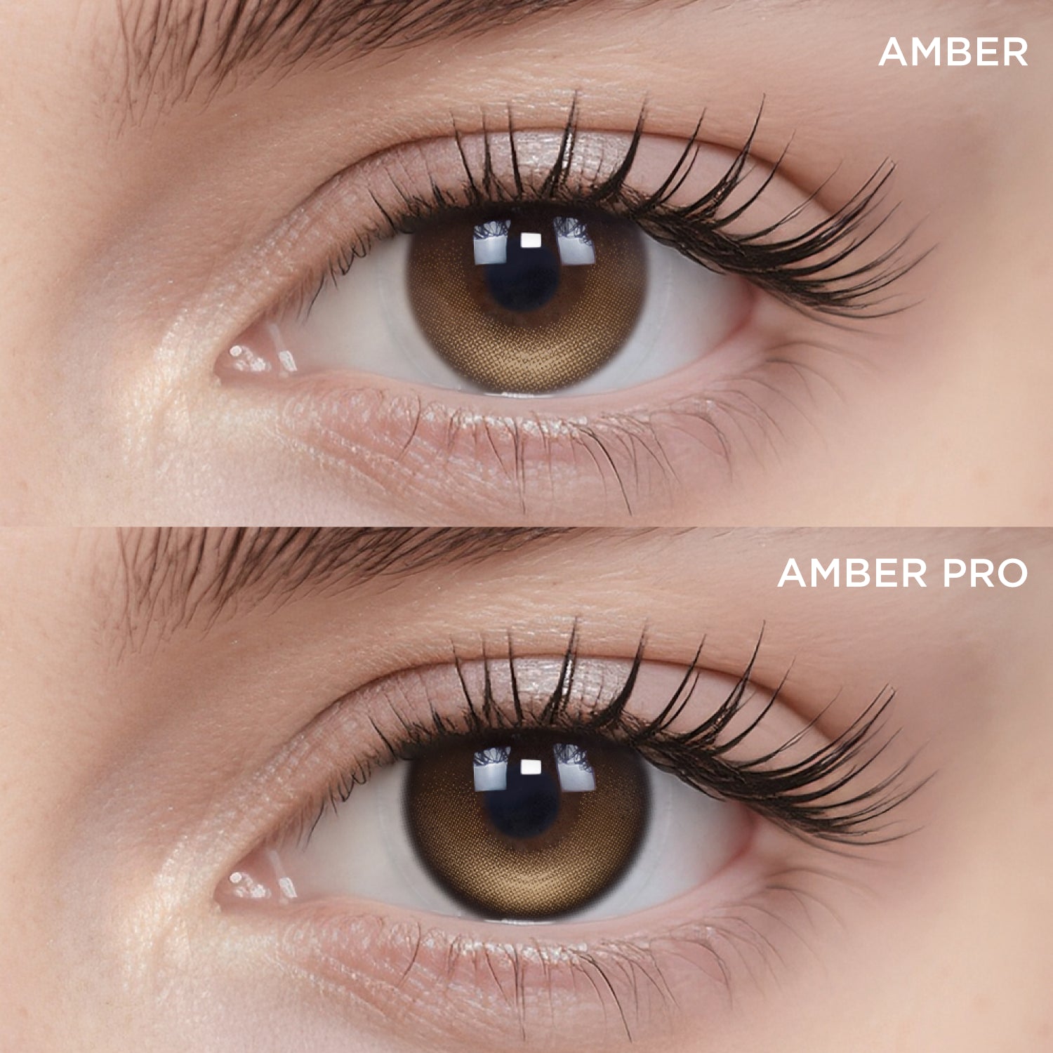 GlowyLock™ Amber cosplay color contacts