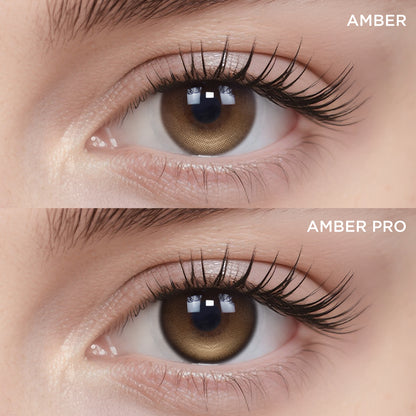 GlowyLock™ Amber cosplay color contacts