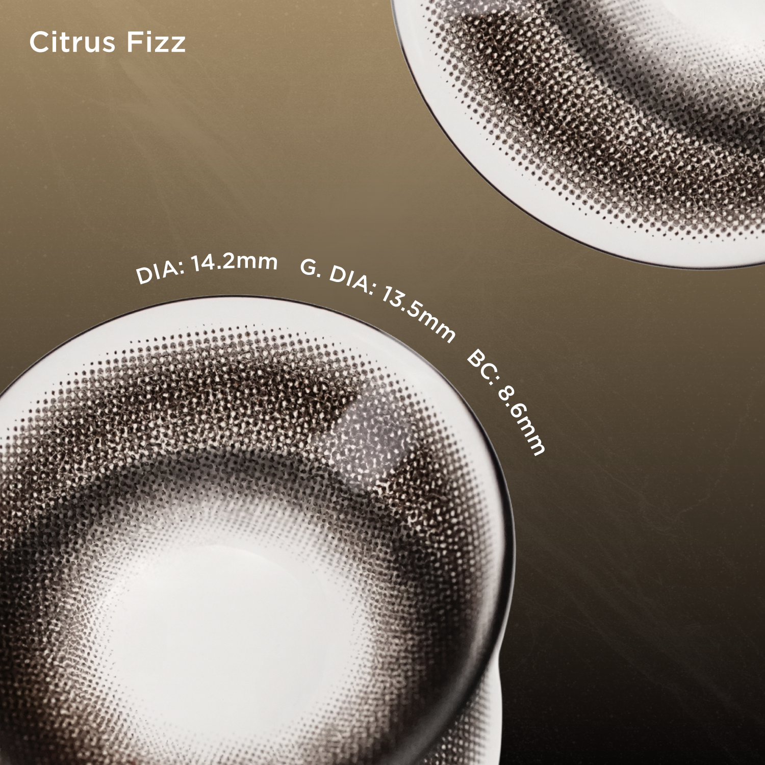 Citrus Fizz grey color contacts