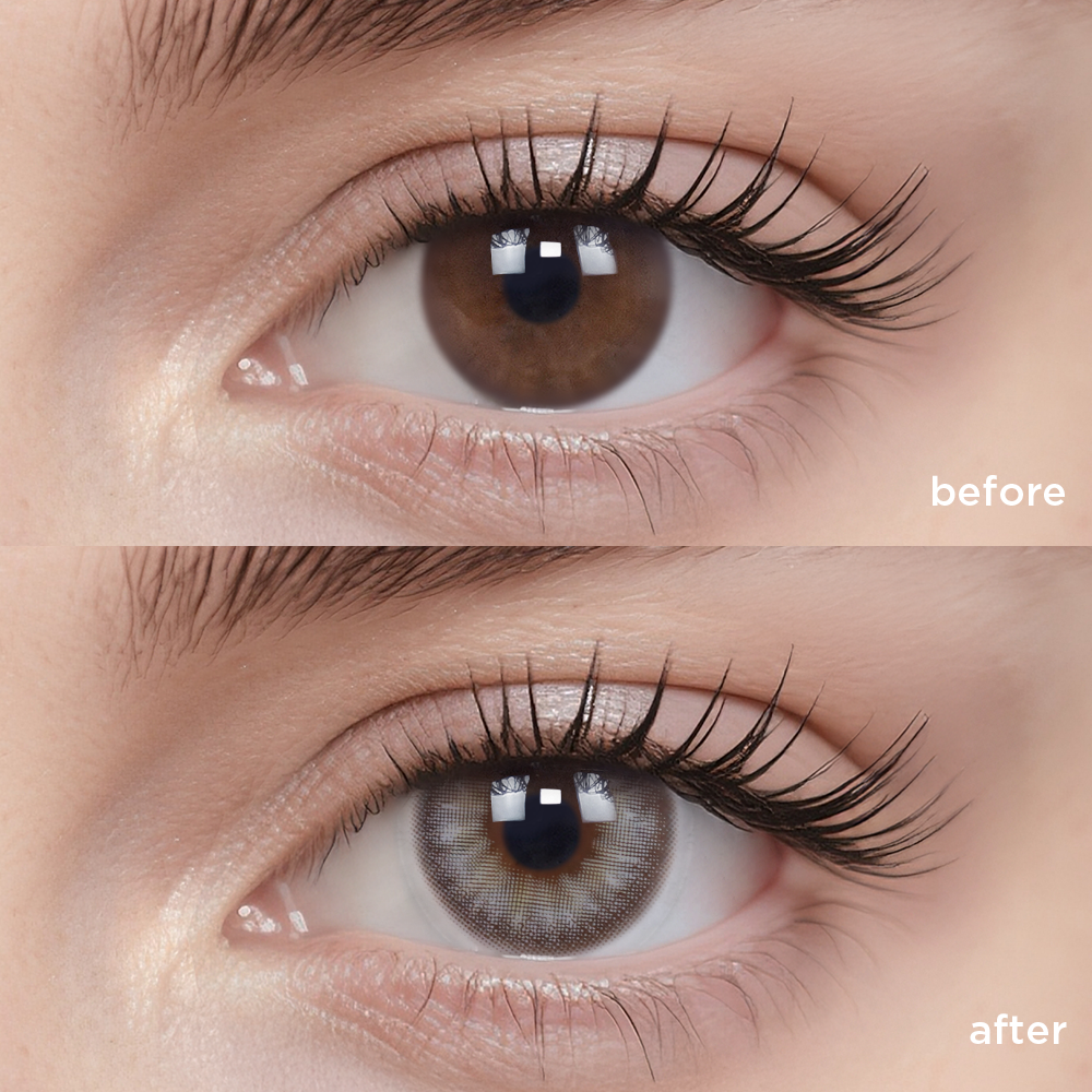 White Lotus brown color contacts