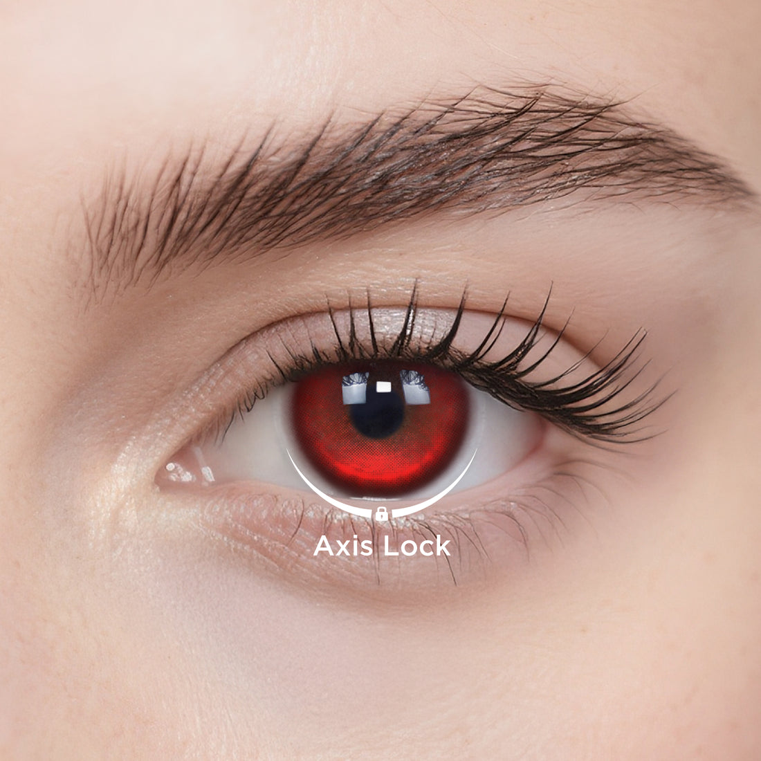 GlowyLock™ Ruby Glow cosplay color contacts