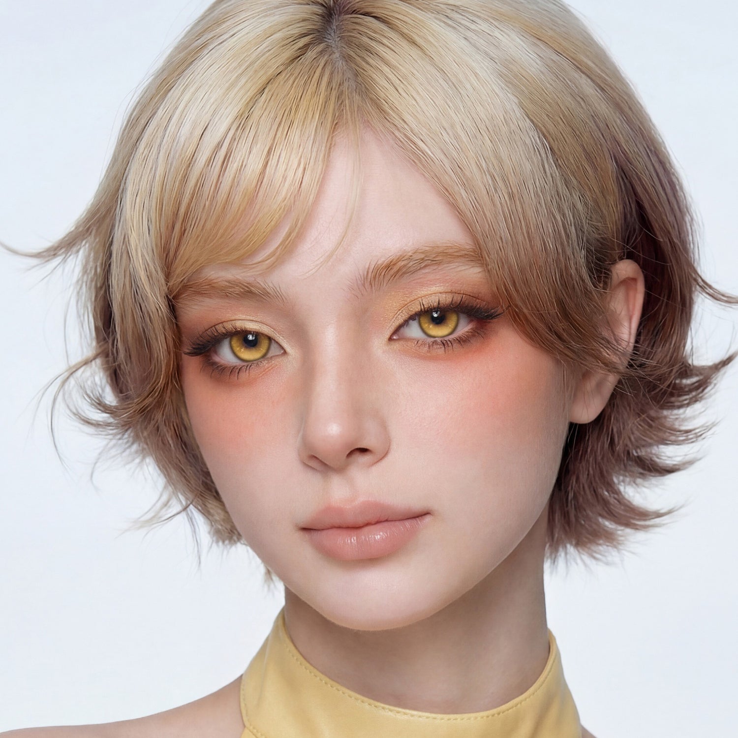 GlowyLock™ Gold Sparkle cosplay color contacts