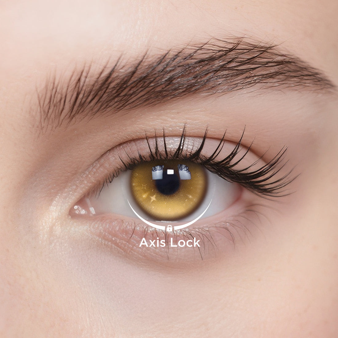 GlowyLock™ Gold Sparkle cosplay color contacts