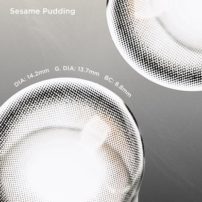 GlowyLock™ Sesame Pudding Axis-Lock color contacts