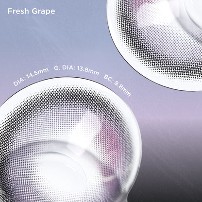 GlowyLock™ Fresh Grape Axis-Lock color contacts