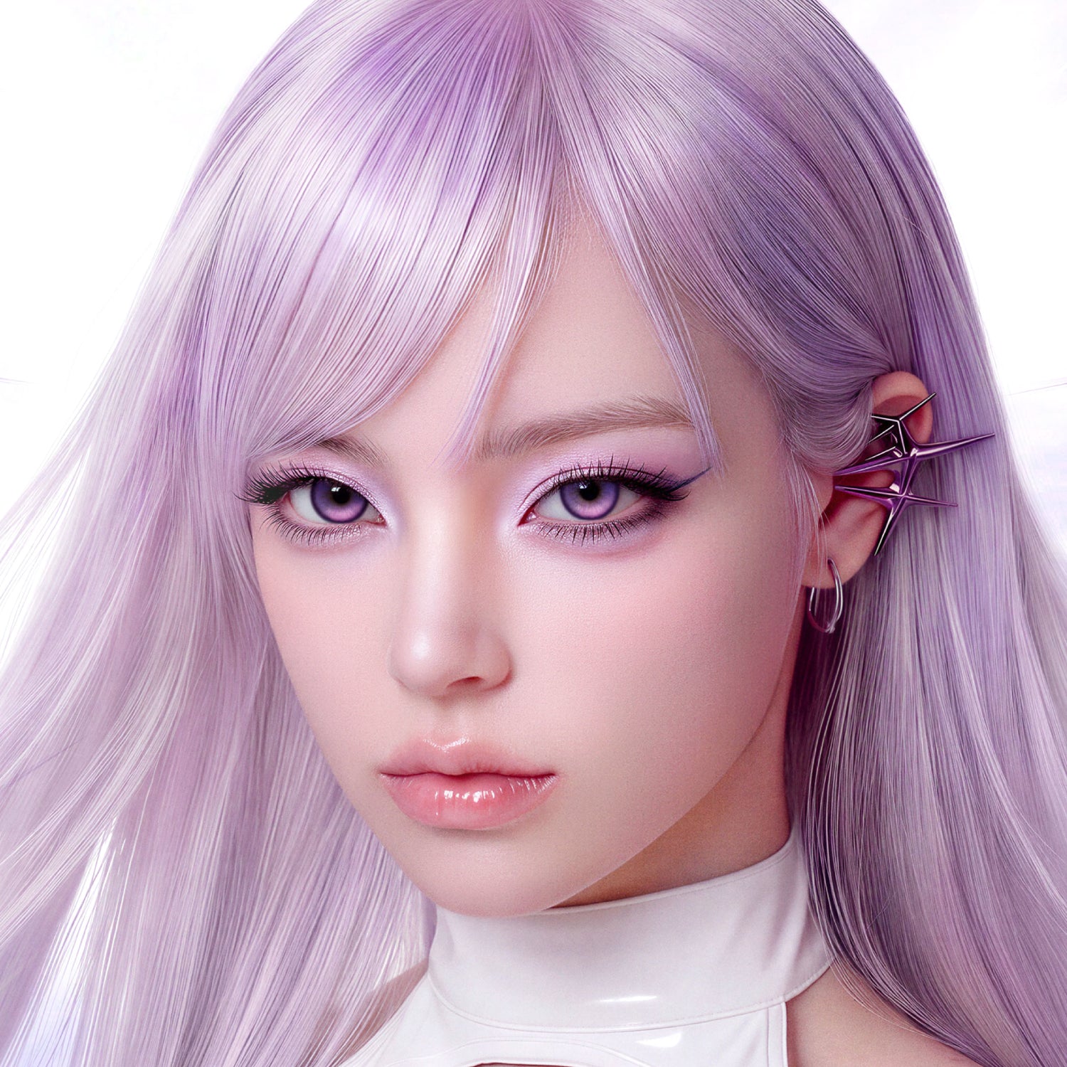 GlowyLock™ Violet Halo cosplay color contacts