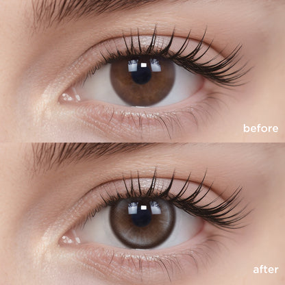 Breathe+ Denim Brown silicone hydrogel color contacts