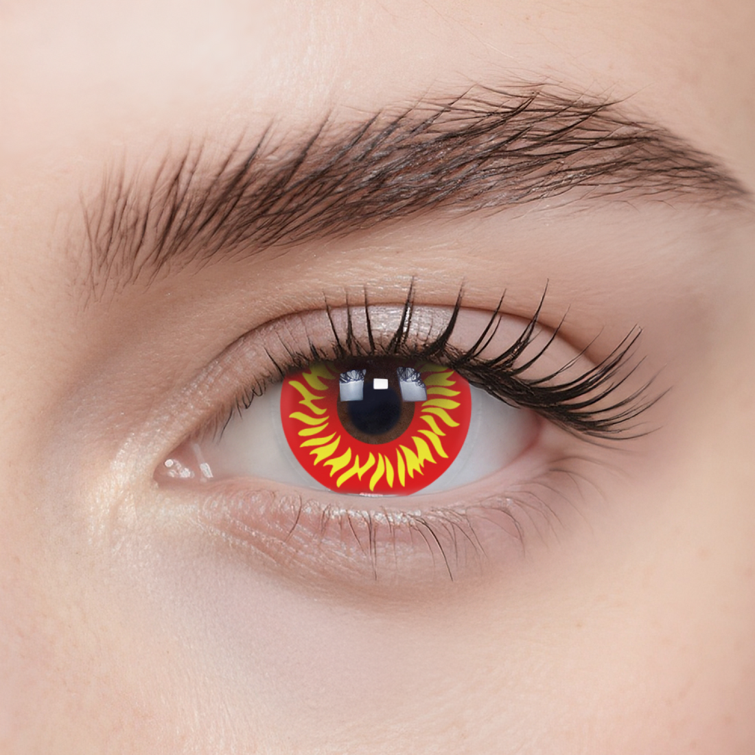 Flame Red 6-Month Color Contacts