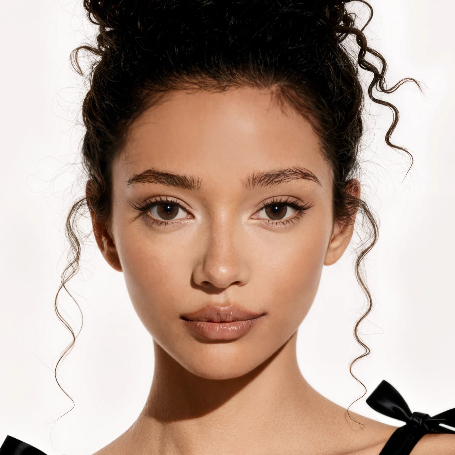 Latte Brown brown color contacts