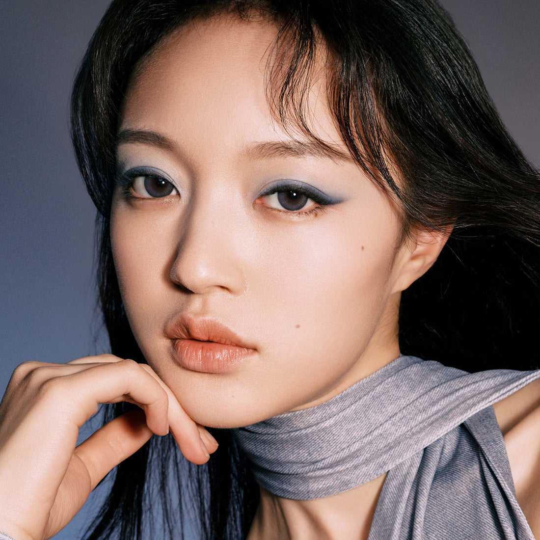 Heartbeat blue color contacts