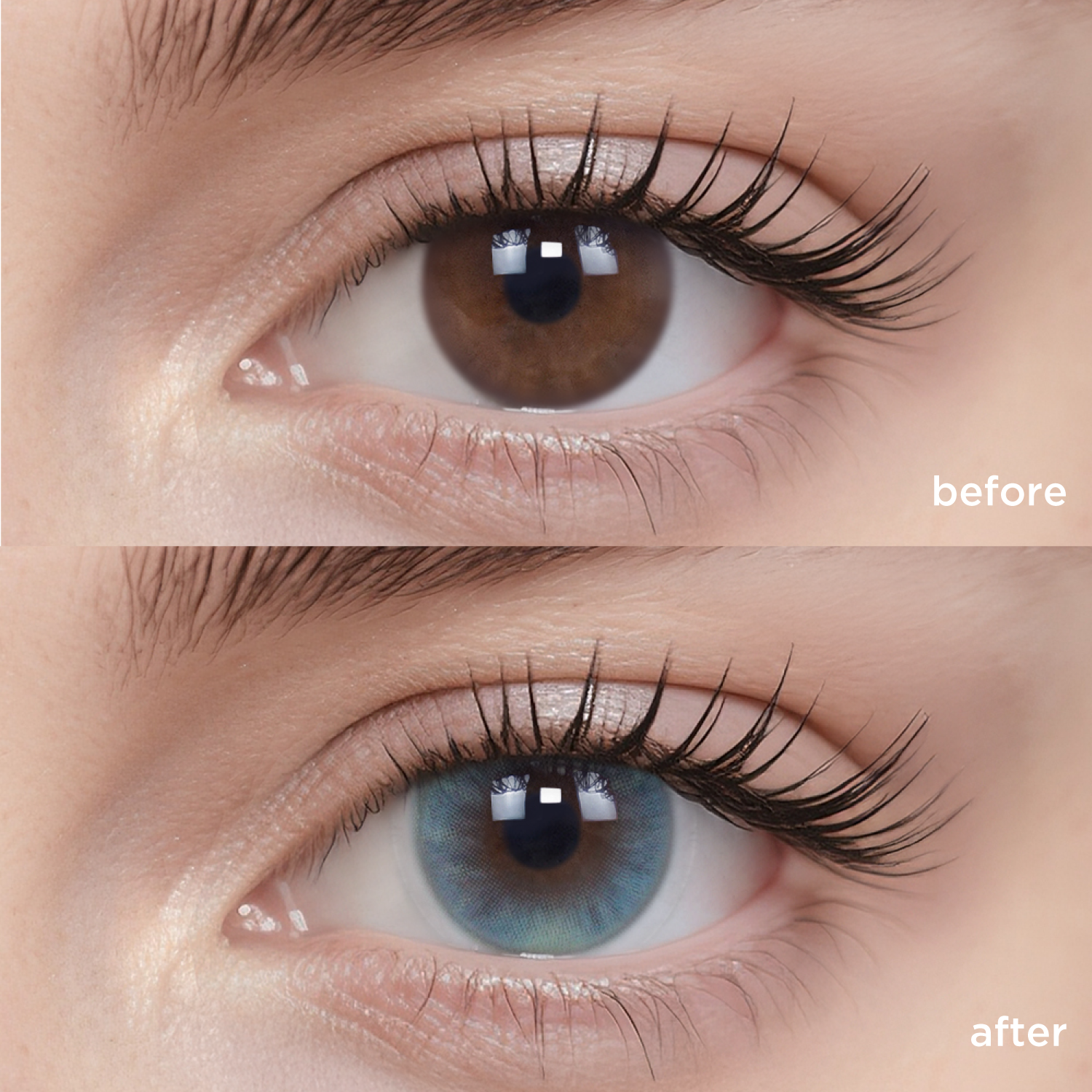 Aqua Blue blue color contacts