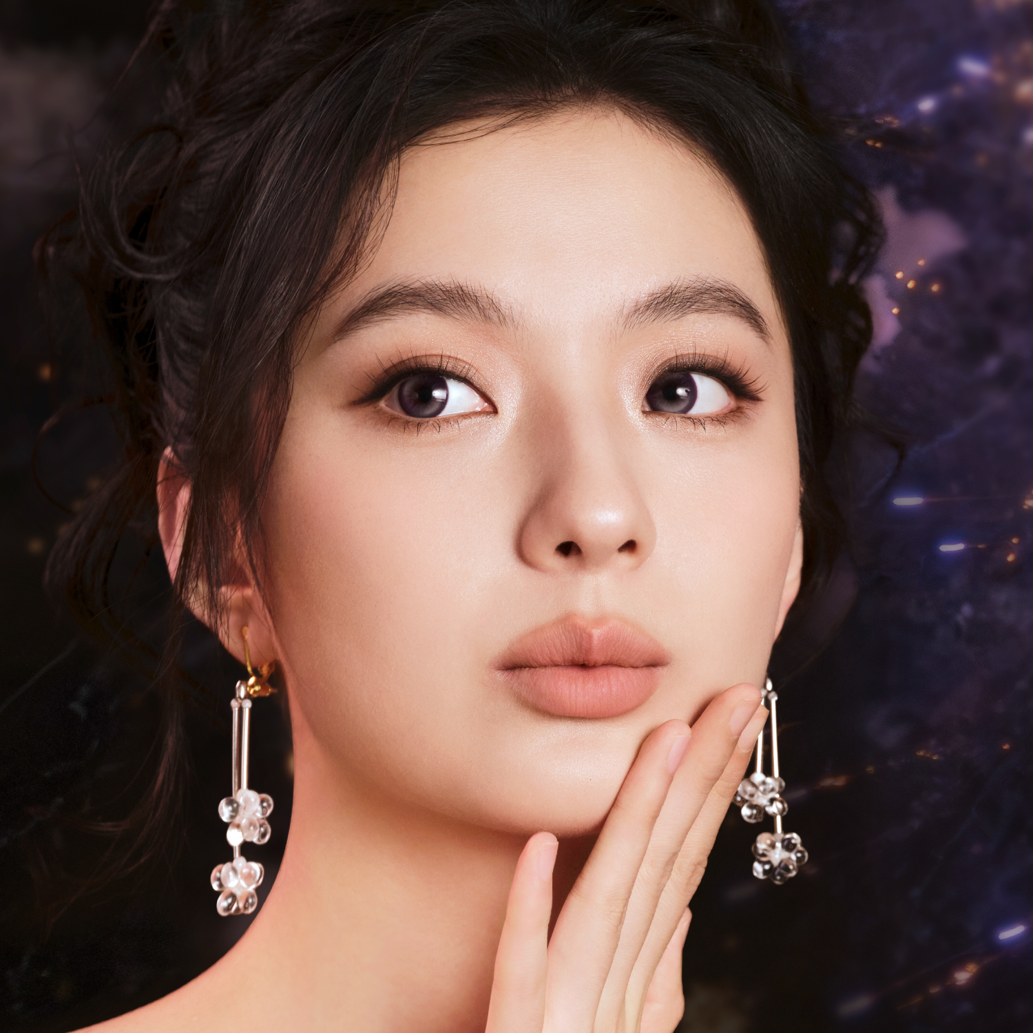 Dreamlight purple color contacts