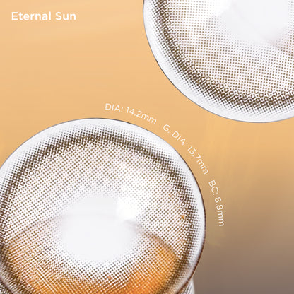 GlowyLock™ Eternal Sun Axis-Lock color contacts