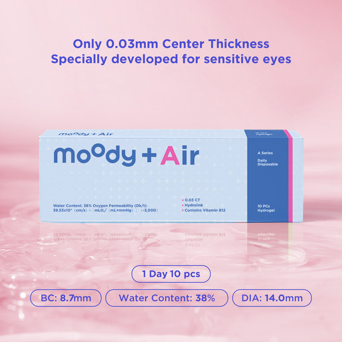 moodyPlus A 10 pcs Daily Contacts
