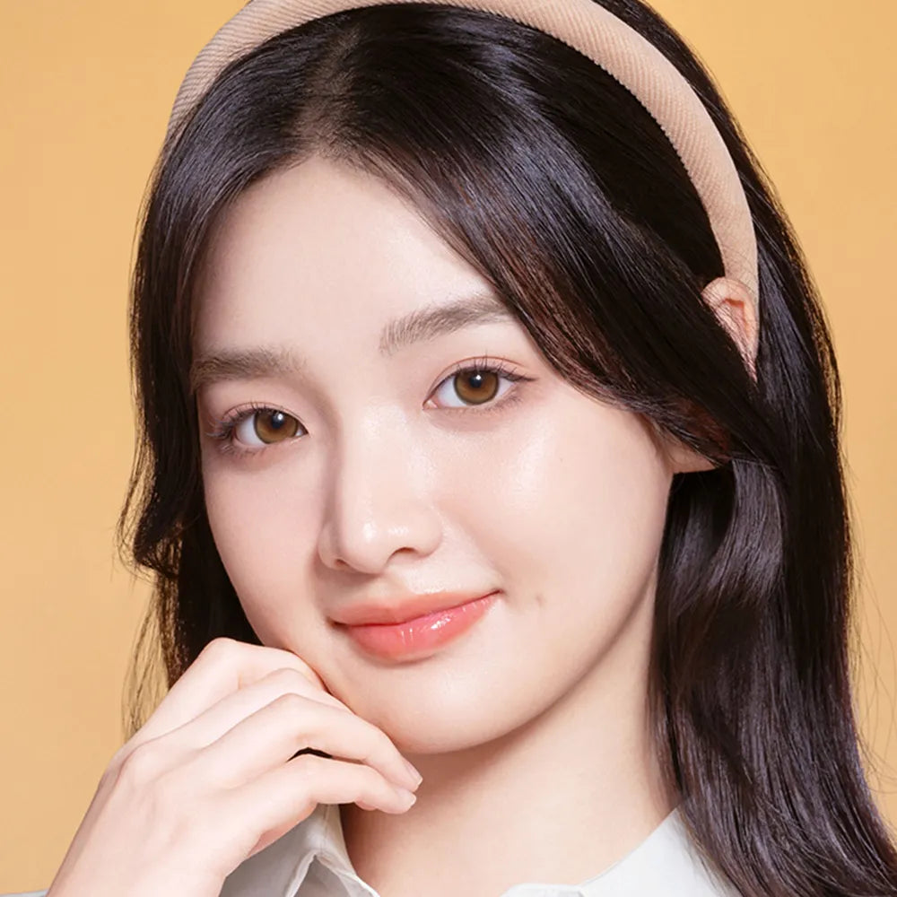 Amber Brown brown color contacts