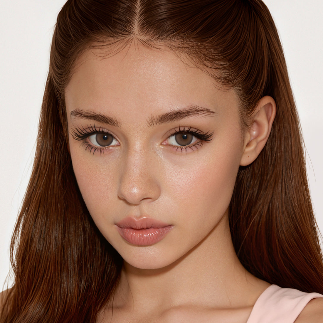 Apricot Glow brown color contacts