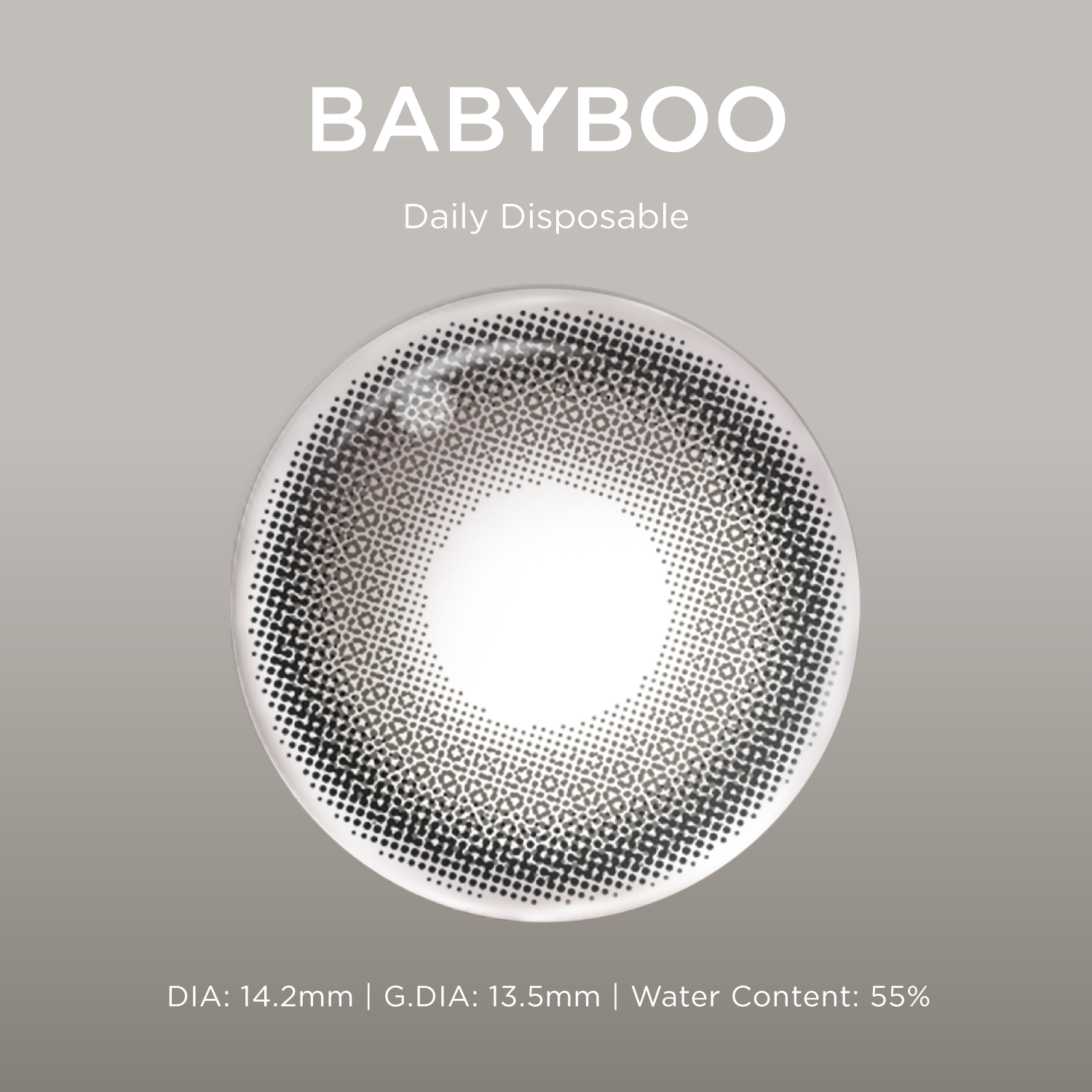 Babyboo black color contacts