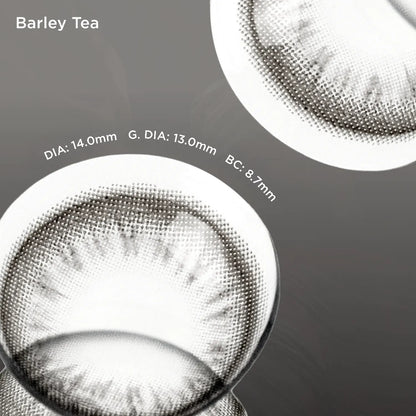 Breathe+ Barley Tea silicone hydrogel color contacts