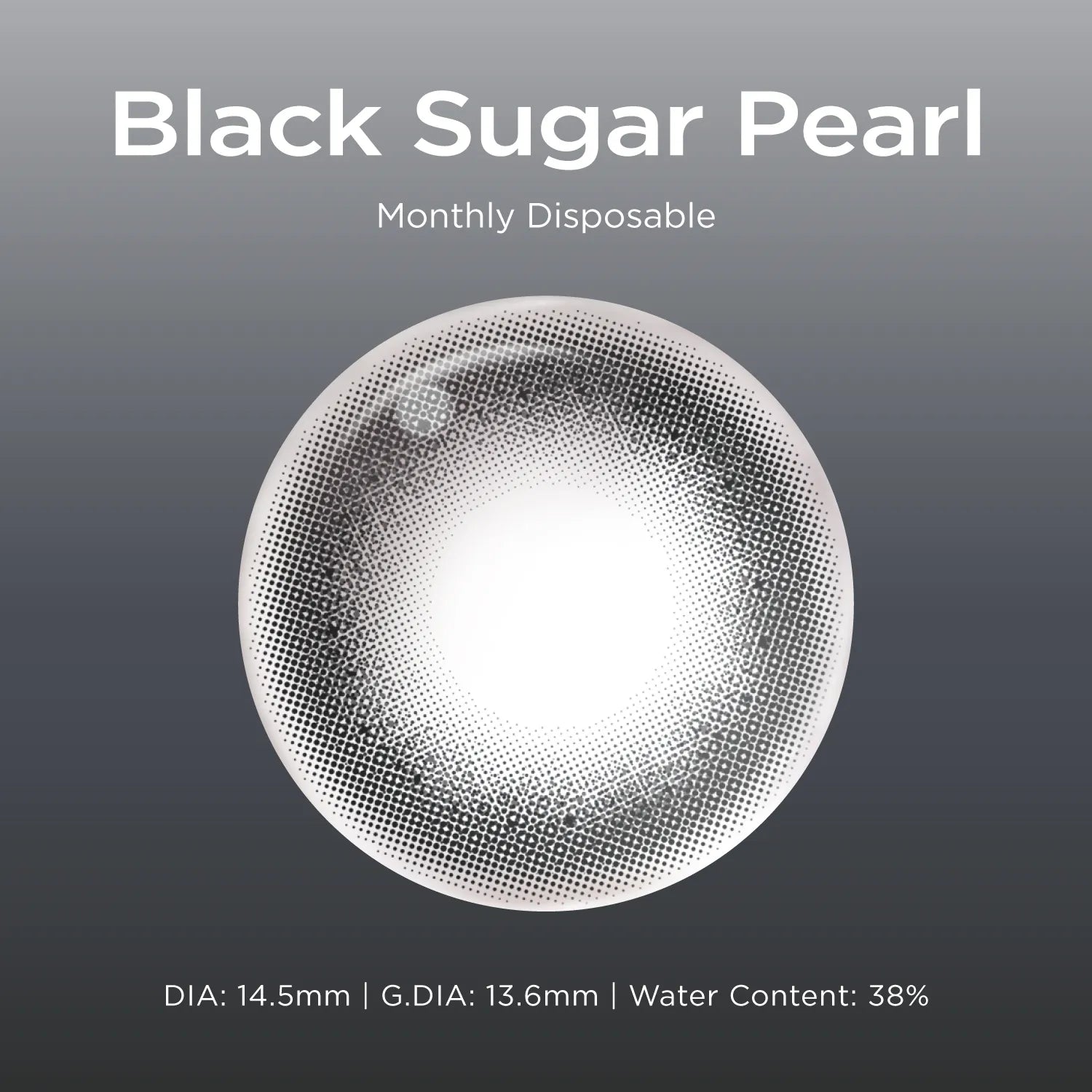 Black Sugar Pearl black color contacts