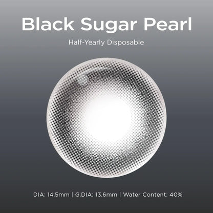 Black Sugar Pearl black color contacts
