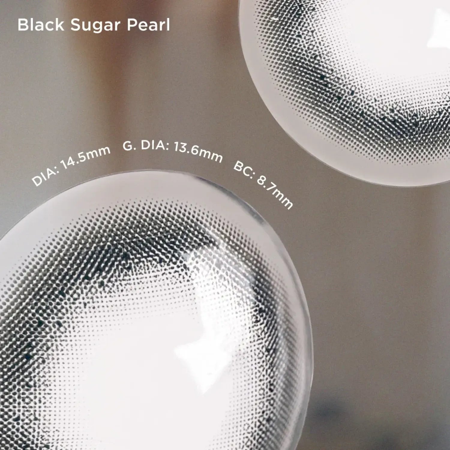 Black Sugar Pearl black color contacts