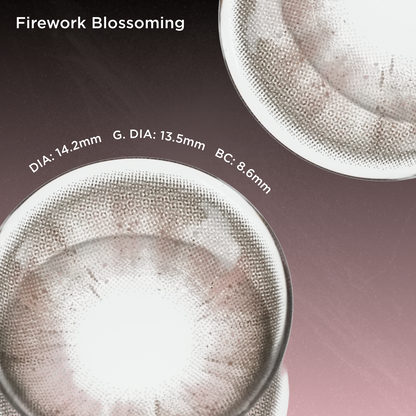 Blossoming black color contacts