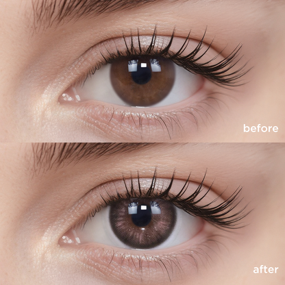 Blossoming black color contacts