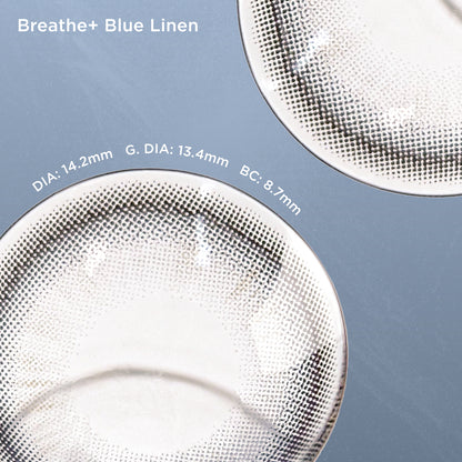 GlowyLock™ Blue Linen Axis-Lock color contacts