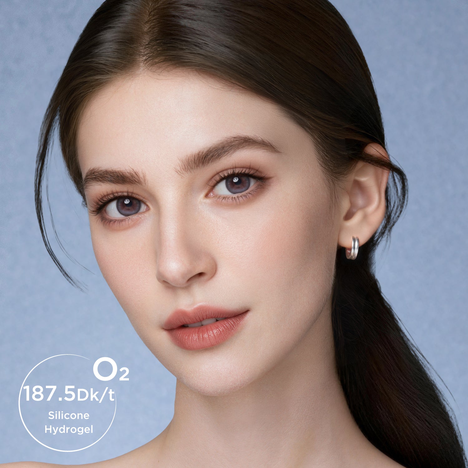 GlowyLock™ Blue Linen Axis-Lock color contacts