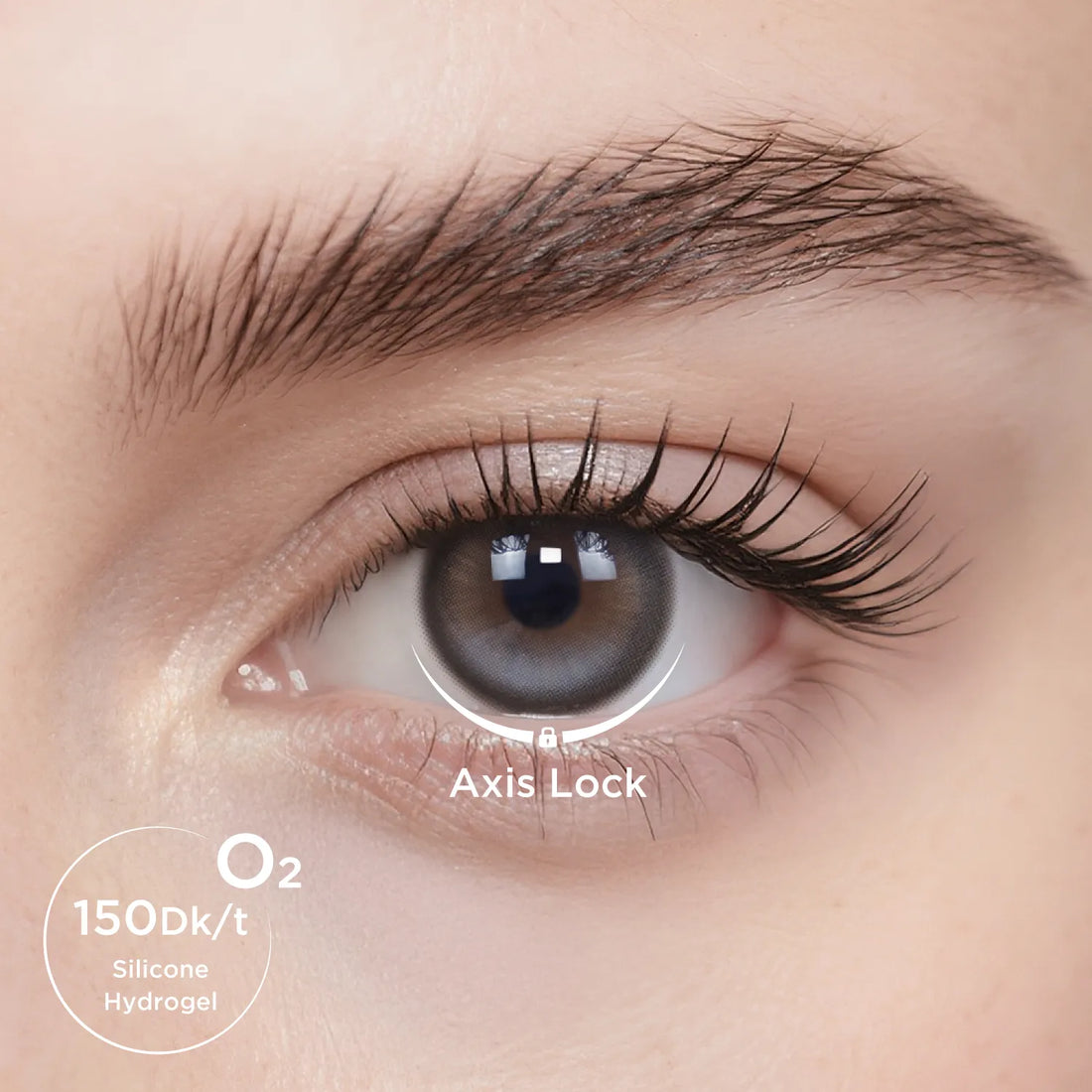 GlowyLock™ Blue Linen Daily Color Contacts