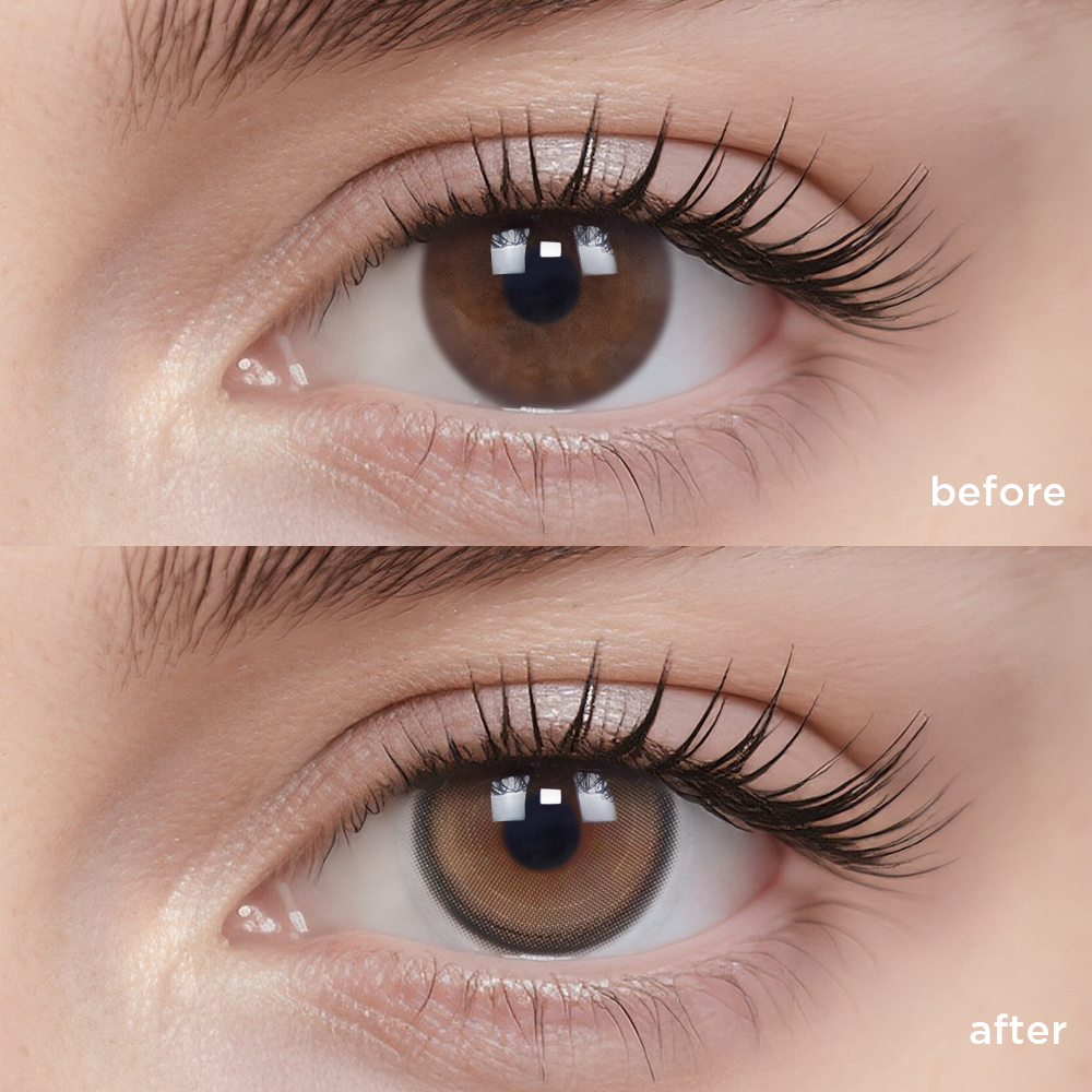 Boba Brown brown color contacts
