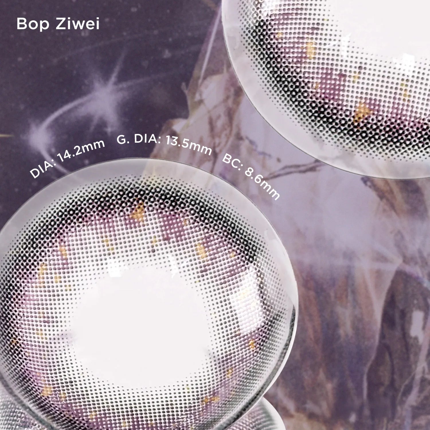 Bop Ziwei gold color contacts