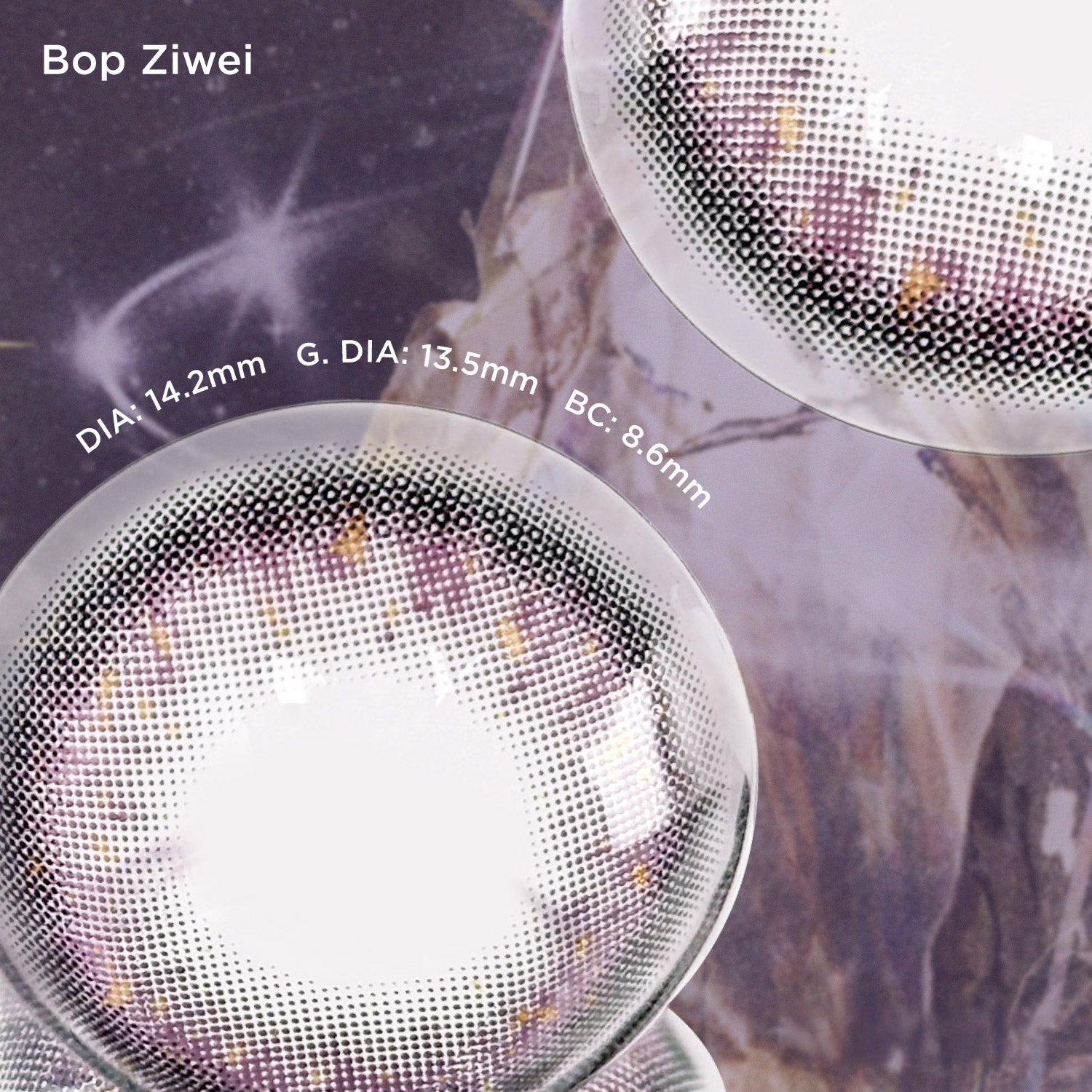 Bop Ziwei gold color contacts