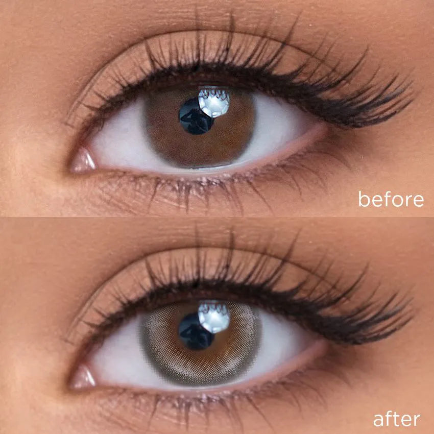 Stellar Gray grey color contacts
