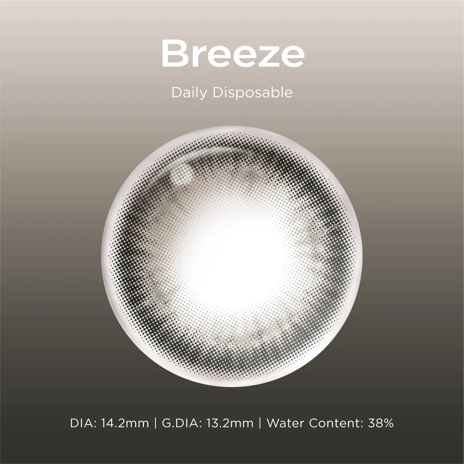 Breeze grey color contacts