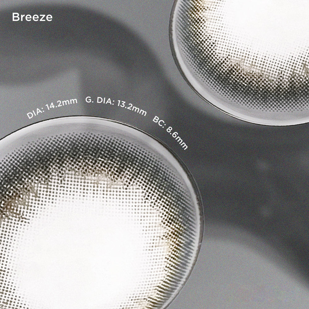 Breeze grey color contacts